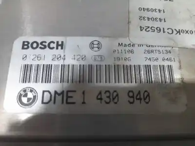 Second-hand car spare part ecu engine control for bmw 3 (e46) 316 i oem iam references 7510863  0261204420