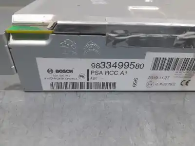 Second-hand car spare part audio system / radio cd for opel vivaro c furgón (k0) 1.5 oem iam references 9833499580  7503900285