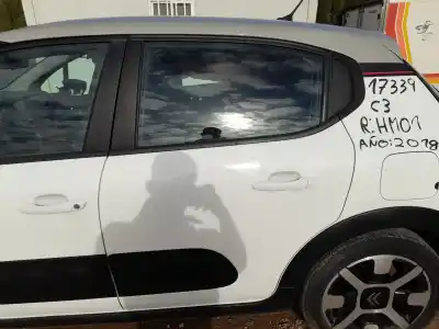 Pezzo di ricambio per auto di seconda mano porta posteriore sinistra per citroen c3 iii (sx) 1.2 vti 82 riferimenti oem iam 9812716780