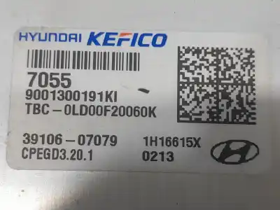 Second-hand car spare part ecu engine control for hyundai i20 klass oem iam references 3910607079  9001300191ki