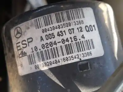 Pezzo di ricambio per auto di seconda mano abs per mercedes-benz clase c t-model (s203) c 220 cdi (203.206) riferimenti oem iam a0054310712