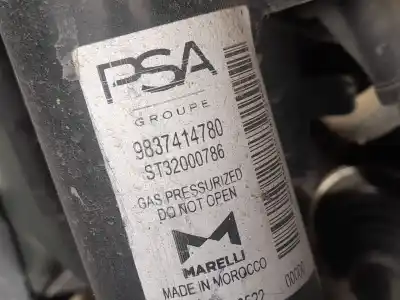 Peça sobressalente para automóvel em segunda mão amortecedor dianteiro direito por opel corsa f 1.2 (68) referências oem iam 9837414780