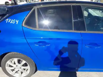 Peça sobressalente para automóvel em segunda mão porta do automóvel traseira direita por opel corsa f 1.2 (68) referências oem iam 9837705980