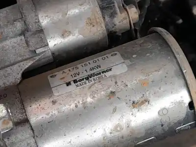 Second-hand car spare part starter motor for ssangyong tivoli 1.5 oem iam references 