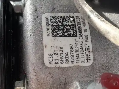 Pezzo di ricambio per auto di seconda mano COMPRESSORE ARIA CONDIZIONATA per HYUNDAI I20 III (BC3, BI3) 1.0 T-GDI Riferimenti OEM IAM   