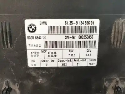 Peça sobressalente para automóvel em segunda mão módulo eletrônico por bmw x5 (e70) 3.0 d referências oem iam 6135913466601  