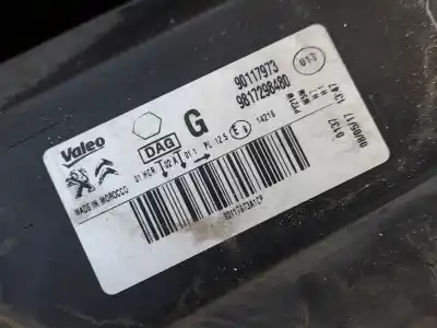 Peça sobressalente para automóvel em segunda mão farol / farolim esquerdo por citroen c-elysee (dd_) 1.2 vti 82 referências oem iam 9817298480 90117973 