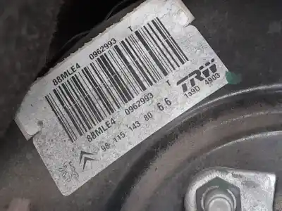 Peça sobressalente para automóvel em segunda mão servo freio por citroen c-elysee (dd_) 1.2 vti 82 referências oem iam 9811514380