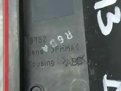 Peça sobressalente para automóvel em segunda mão catadioptrico traseiro direito por nissan note (e11e) acenta referências oem iam 16752  