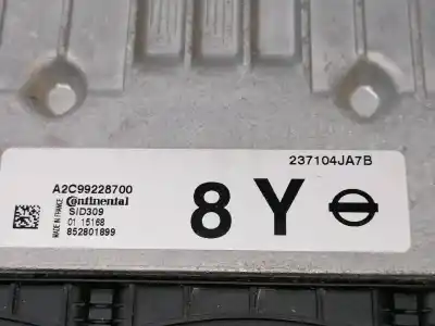Second-hand car spare part ecu engine control for nissan np300 pick-up (d23) 2.3 dci diesel cat oem iam references 237104ja7b a2c99228700  