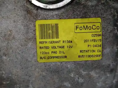 Автозапчастина б/у компресор кондиционера для ford fiesta (cb1) trend посилання на oem iam 8v5119g629df  