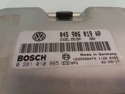 Pièce détachée automobile d'occasion calculateur moteur ecu pour volkswagen polo (9n1) gt références oem iam 045906019ap 2284486 1039s00474 0281010865 