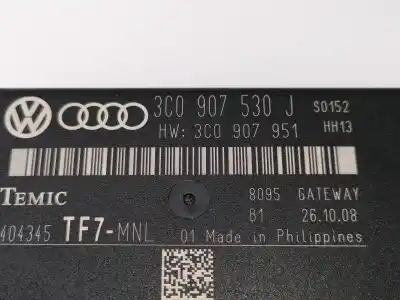 İkinci el araba yedek parçası elektronik modül için volkswagen passat cc (357) básico oem iam referansları 3c0907530j 3c0907951  