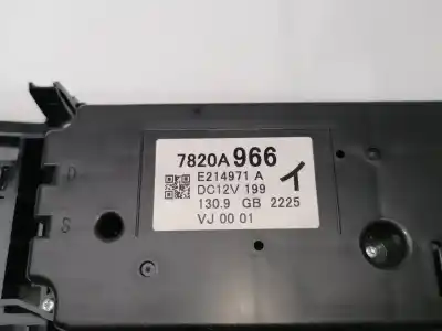 Second-hand car spare part heating / air conditioning control panel for mitsubishi eclipse cross 1.5 t-mivec oem iam references 7820a966 e214971a  