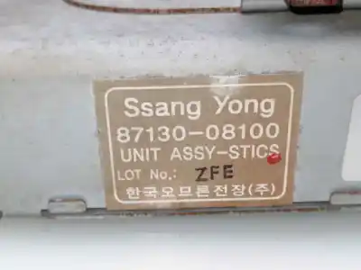 Pezzo di ricambio per auto di seconda mano modulo elettronico per ssangyong rexton 270 xvt limited riferimenti oem iam 8713008100  