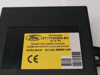 Автозапчастина б/у електронний модуль для ford transit connect (tc7) 1.8 tdci cat посилання на oem iam 2t1t15k600bd  