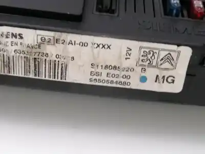 Pezzo di ricambio per auto di seconda mano scatola relè/fusibili per peugeot 206 sw (2e/k) 1.4 riferimenti oem iam 9650584680 s118085220b 