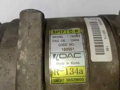 Piesă de schimb auto la mâna a doua compresor de aer condiționat pentru chevrolet captiva 2.0 d referințe oem iam 96629605 , 740342  