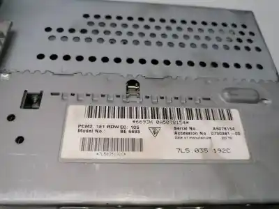 Second-hand car spare part multifunction display for porsche cayenne (typ 9pa1) 4.8 v8 cat oem iam references 7l5035192c  