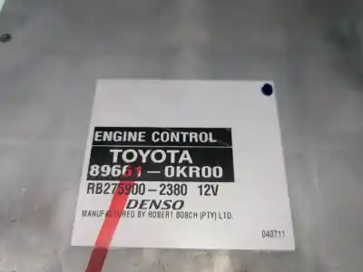 Автозапчастина б/у ебу контролер двигуна для toyota hilux (kun) 2.5 turbodiesel посилання на oem iam 896610kr00  
