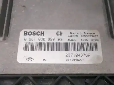 Second-hand car spare part ecu engine control for renault kangoo 1.5 dci d fap oem iam references 237104376r 0281030899 