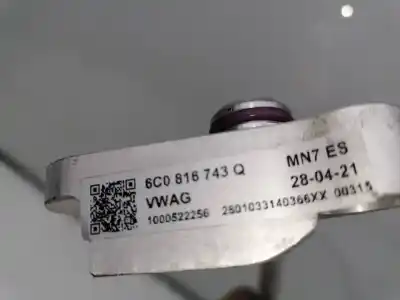 Second-hand car spare part tube for skoda fabia combi 1.4 tdi dpf oem iam references 6c0816743q  