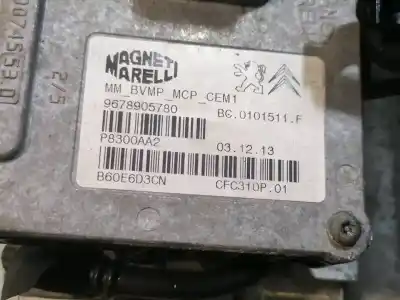 Pièce détachée automobile d'occasion boîte de vitesses pour peugeot 3008 1.6 hdi fap références oem iam 9678905780  