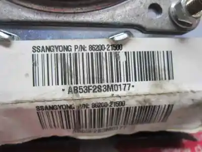 Second-hand car spare part airbag kit for ssangyong rexton rx 270 full oem iam references 8625008140  551971
