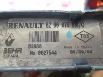 Автозапчастина б/у інтеркулер для renault espace iv (jk0) dynamique посилання на oem iam 8200075810c  583924