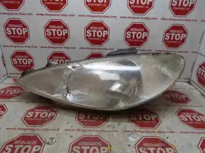 Second-hand car spare part left headlight for peugeot 206 g-kfw oem iam references   