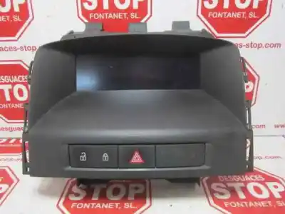 Peça sobressalente para automóvel em segunda mão display gps / multimídia por opel astra j lim. sport referências oem iam 13267984