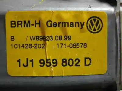 Recambio de automóvil de segunda mano de elevalunas delantero derecho para volkswagen bora 1.9 tdi referencias oem iam 1j1959802d 640625 electrico 