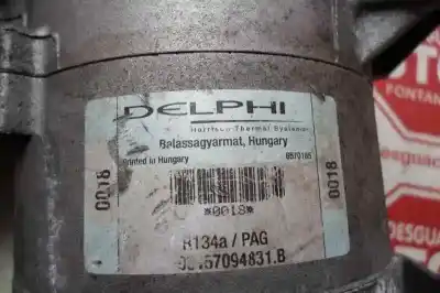 Second-hand car spare part air conditioning compressor for renault scenic ii authentique oem iam references 6570185  646933