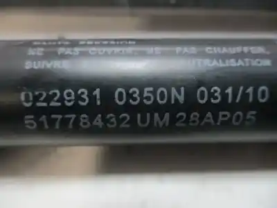 Автозапчастина б/у амортизаторі багажника/дверей для fiat grande punto (199) 1.3 16v multijet dynamic (55kw) посилання на oem iam   788044
