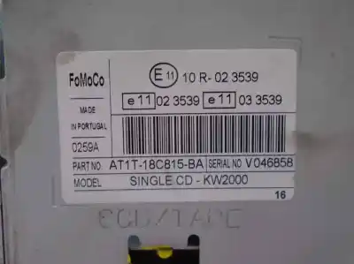 Автозапчасти б/у аудиосистема / радио cd за ford transit connect (tc7) kasten city light (2009->) ссылки oem iam at1t18c815ba  719790