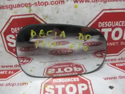 Second-hand car spare part right wing mirror glass for dacia logan básico oem iam references 