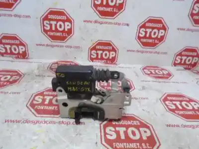 Peça sobressalente para automóvel em segunda mão fechadura da porta traseira direita por dacia sandero laureate referências oem iam 