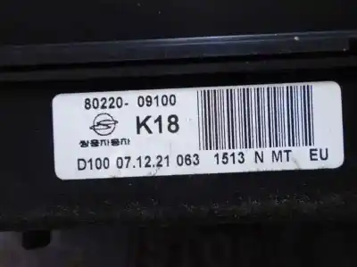 Recambio de automóvil de segunda mano de cuadro instrumentos para ssangyong kyron 200 xdi limited referencias oem iam 8022009100 720622 