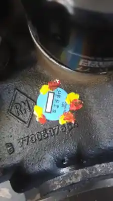 İkinci el araba yedek parçası komple motor için renault r 6 tl 0.8 oem iam referansları 688 7/92  788693