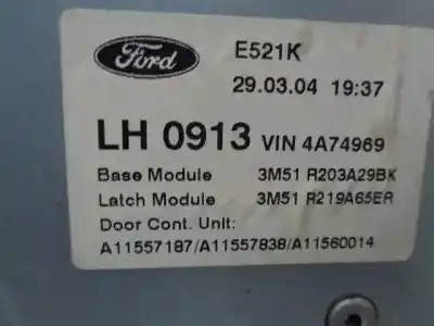 Автозапчастина б/у регулятор вікна передній лівий для ford focus c-max (cap) trend (d) посилання на oem iam 3m51r203a29bk  819007