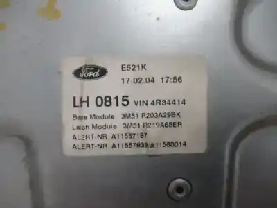 Автозапчастина б/у регулятор вікна передній лівий для ford focus c-max (cap) hwda посилання на oem iam 3m51r203a29bk  