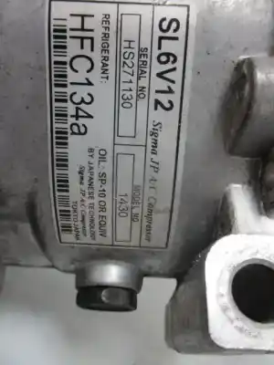 Pezzo di ricambio per auto di seconda mano compressore aria condizionata per citroen xsara picasso nfv(tu5jp) riferimenti oem iam ref sl6v12  