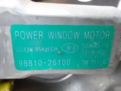 Second-hand car spare part driver left window regulator for hyundai santa fe (sm) 2.0 gls crdi 4x4 oem iam references   