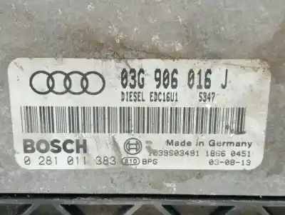 Автозапчасти б/у блок управления двигателем за audi a3 (8p) 1.9 tdi ambiente ссылки oem iam 03g906016j  690102