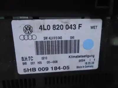 Автозапчасти б/у климат-контроль за audi q7 (4l) 4.2 v8 32v fsi ссылки oem iam 4l0820043f  790315