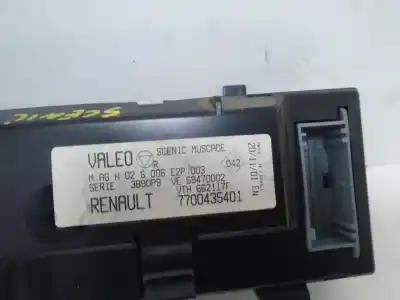 Pezzo di ricambio per auto di seconda mano controllo climatico per renault scenic (ja..) 1.9 dci authentique riferimenti oem iam 7700435401  806754