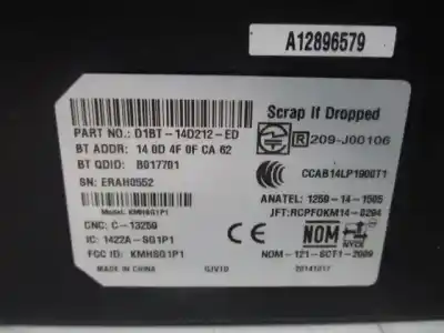 Second-hand car spare part electronic module for ford c-max (ceu) trend plus oem iam references d1bt14d212ed  820935