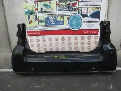 Peça sobressalente para automóvel em segunda mão para choques traseiro por smart coupe fortwo edition 10 mhd (45 kw) referências oem iam 