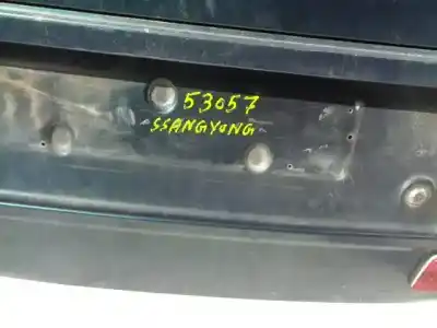 Second-hand car spare part tailgate for ssangyong musso 2.9 tdi grand lux oem iam references   809398