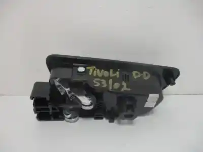 Second-hand car spare part interior right front handle for ssangyong tivoli quartz 4x2 oem iam references   811622